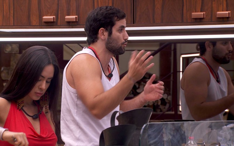 Leidy Elin conversa com Matteus após fala de brother no ao vivo: