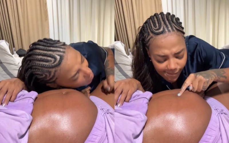 Ludmilla e Brunna Gonçalves mostram momento fofo da espera de Zuri
