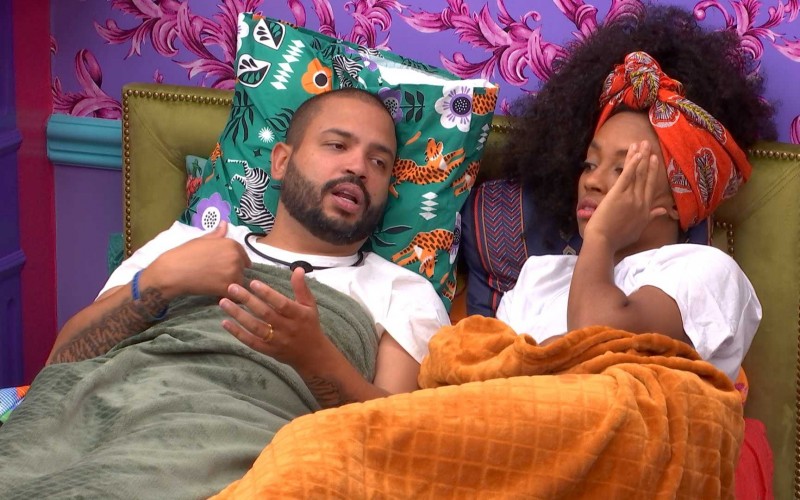 Lumena e Projota conversam sobre sister e brother diz: