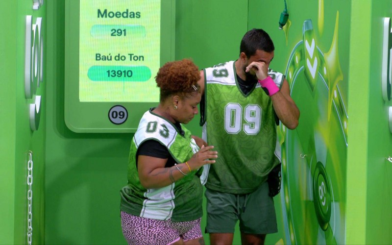 Maike e Gabriel são os últimos a deixar a terceira Prova do Líder do BBB 25