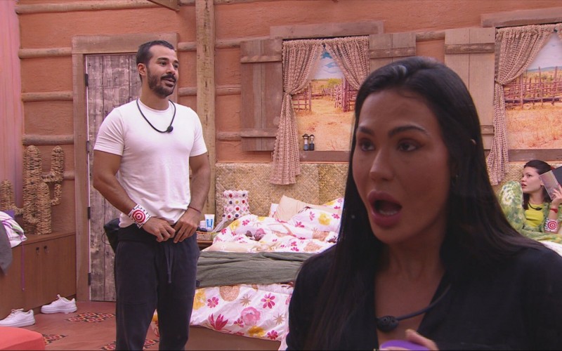 Mateus conta flagra de conversa entre Camilla e Renata na cozinha do BBB 25