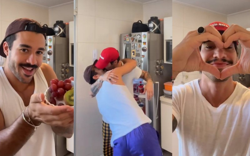 Mateus, do BBB 25, mostra café da manhã com namorado: