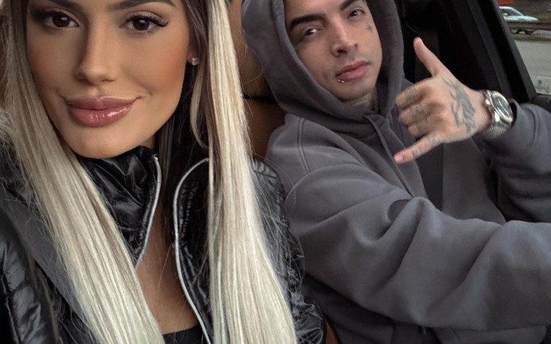 MC Guimê pede Fernanda Stroschein em casamento: