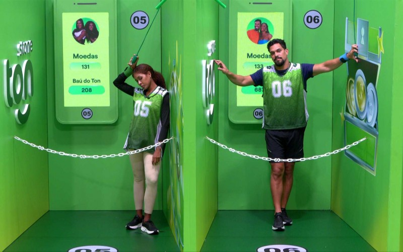 Na Prova do LÃder, VinÃcius comenta relação com ex-BBB: