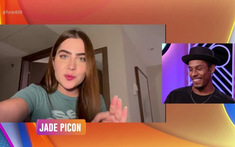 No Bate-Papo BBB, Jade Picon diz que está com saudade de Paulo André e avisa: