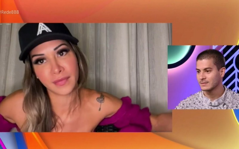 No Bate-Papo BBB, Maíra Cardi conta a Arthur Aguiar que demitiu toda equipe dele: