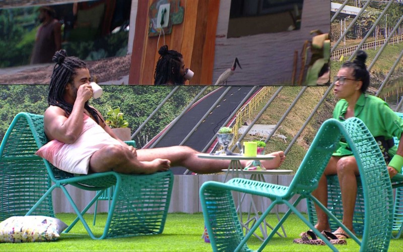 No BBB 25, Diogo Almeida comenta falas de Gracyanne Barbosa sobre affair dele com Aline