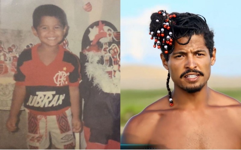 ‘No Limite’: Assim como o pai, Ipojucan e o irmão têm nome em homenagem a ídolo do Vasco, mas torcem para o Flamengo
