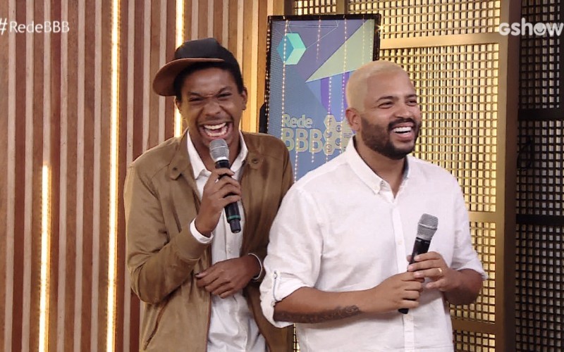 No Prêmio #RedeBBB 2021, Lucas Penteado fala sobre relação com Projota no jogo: