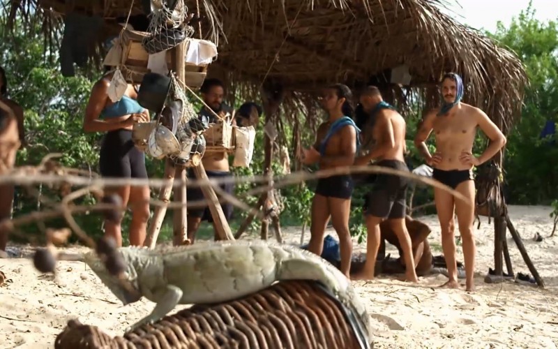 Participante é perseguido por animal em acampamento do