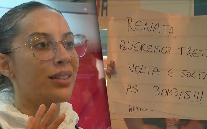 Pedido de treta e fofocas: confira cartazes mostrados para Renata na Vitrine do Seu Fifi