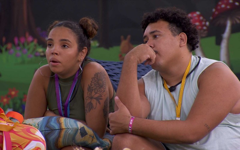 Pitel se acerta com MC Bin Laden após dar Monstro ao brother no BBB 24: