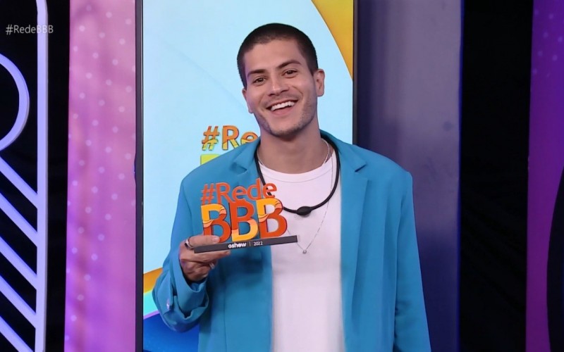 Prêmio #RedeBBB 2022: Arthur Aguiar vence a categoria