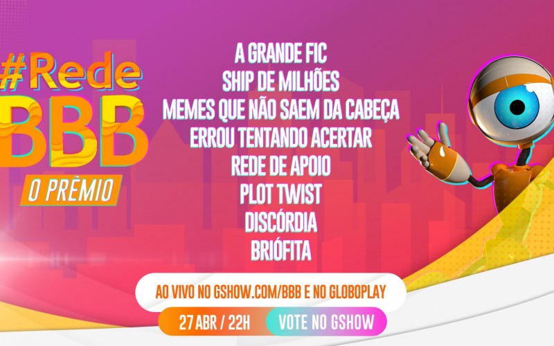 Prêmio #RedeBBB 2022: confira e vote nas categorias