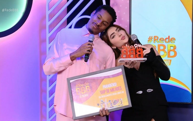 Prêmio #RedeBBB 2022: Jade Picon e Paulo André vencem a categoria