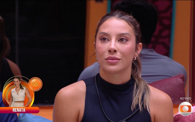 Renata está no 16º Paredão, após votação por consequência da Prova do Líder