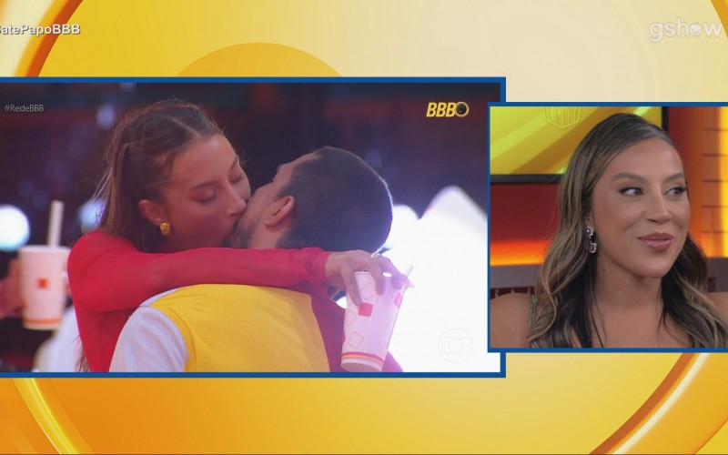 Renata reage a cenas de beijos em Maike: