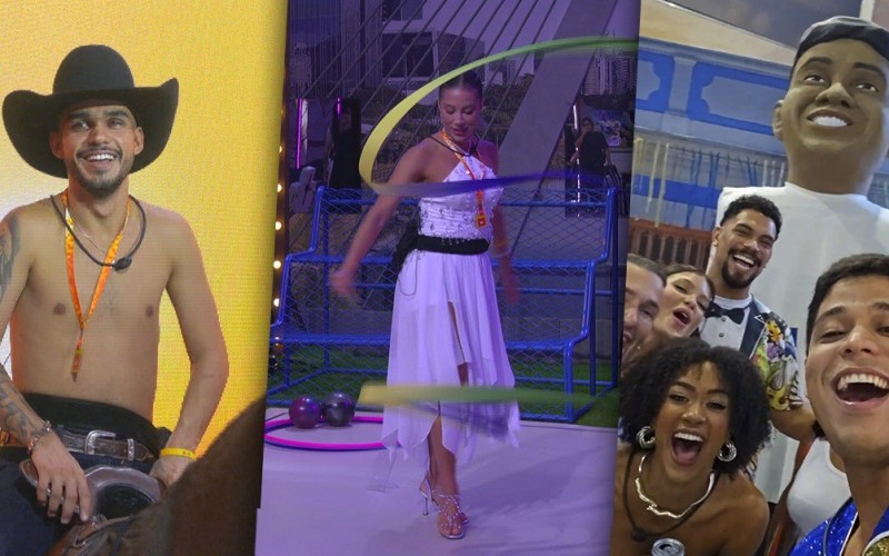Renata teve última Festa do LÃder do BBB 25; relembre todos os temas das comemorações