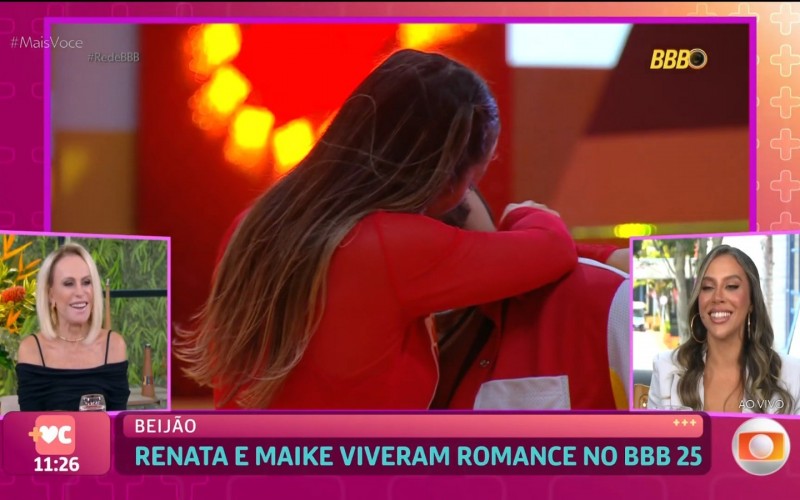 Renata vê cenas de Maike e Giovanna, e avalia momento do jogo: