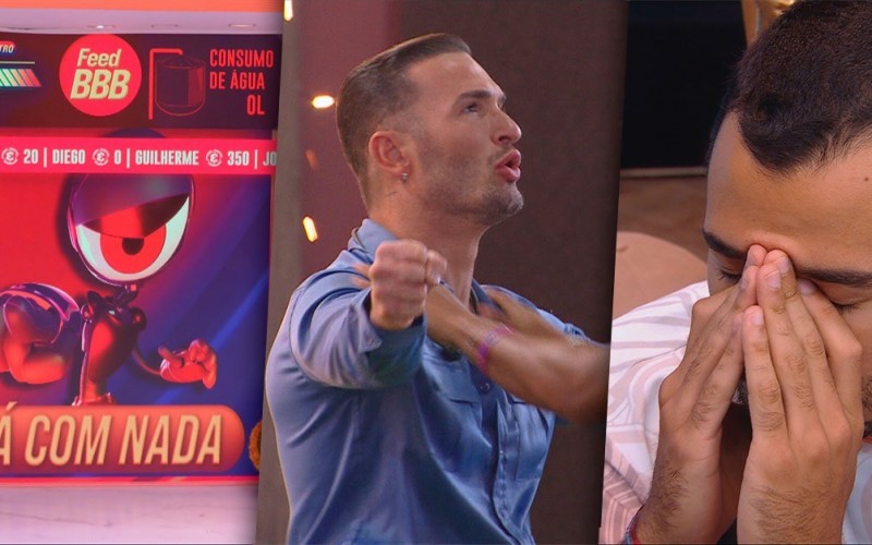 Resumo BBB 25 de domingo, 16/2: Monstro