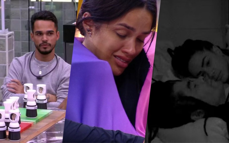 Resumo BBB 25 de hoje: madrugada tem Diogo Almeida e Aline embaixo do edredom e a saga de Eva, parte II