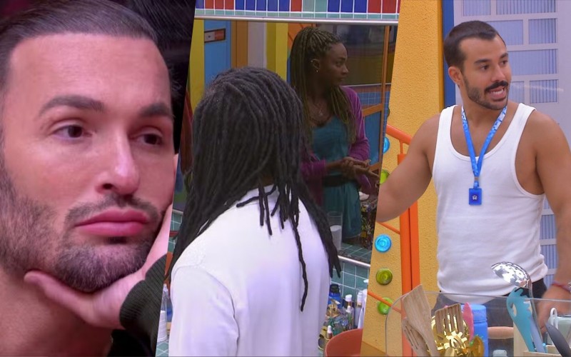 Resumo BBB 25 de hoje: madrugada tem polêmica por voto de Diego Hypolito, punição e atrito entre casal