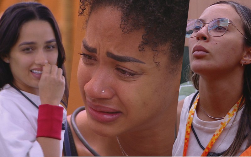 Resumo BBB 25 de hoje: madrugada tem provocação entre Aline e Eva e crise de choro