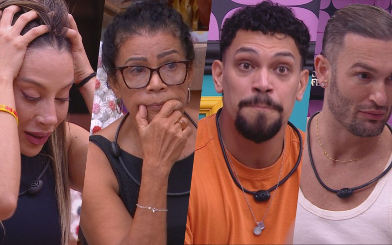 Resumo BBB 25 de hoje: madrugada tem Renata incrédula, decepção de Diego Hypolito e VinÃcius chocado com justificativa