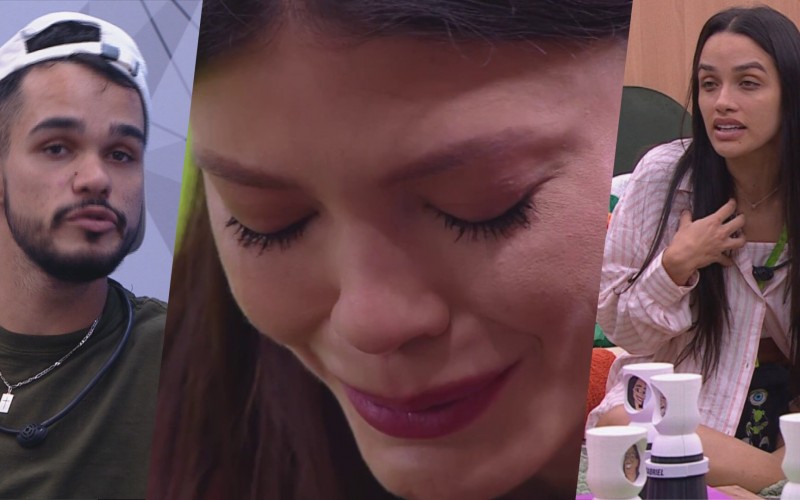 Resumo do BBB 25 de hoje: madrugada tem choro de Vitória Strada e reclamação de gêmeos sobre Eva e Renata