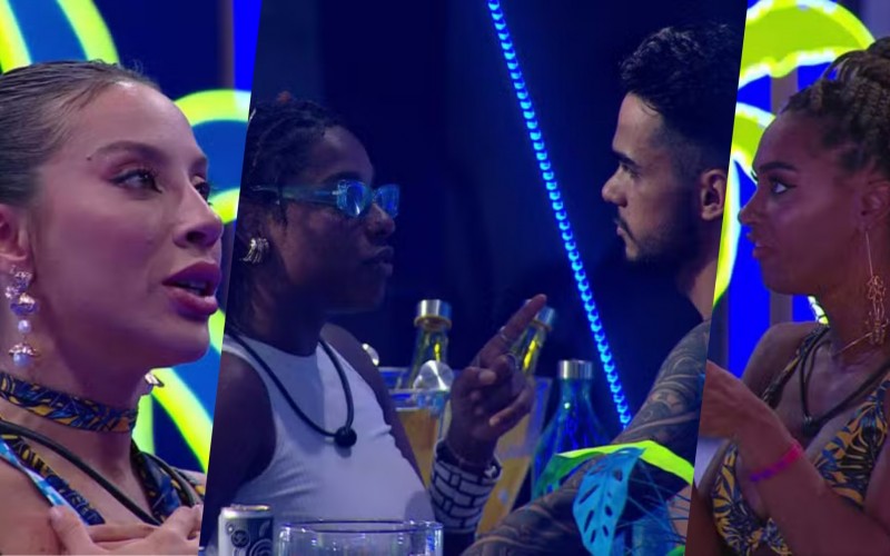 Resumo do BBB 25 de hoje: madrugada tem DR de João Gabriel e Thamiris, e Renata e Aline no alvo