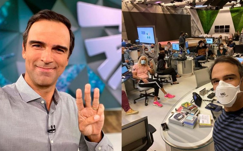 Tadeu Schmidt mostra última reunião no