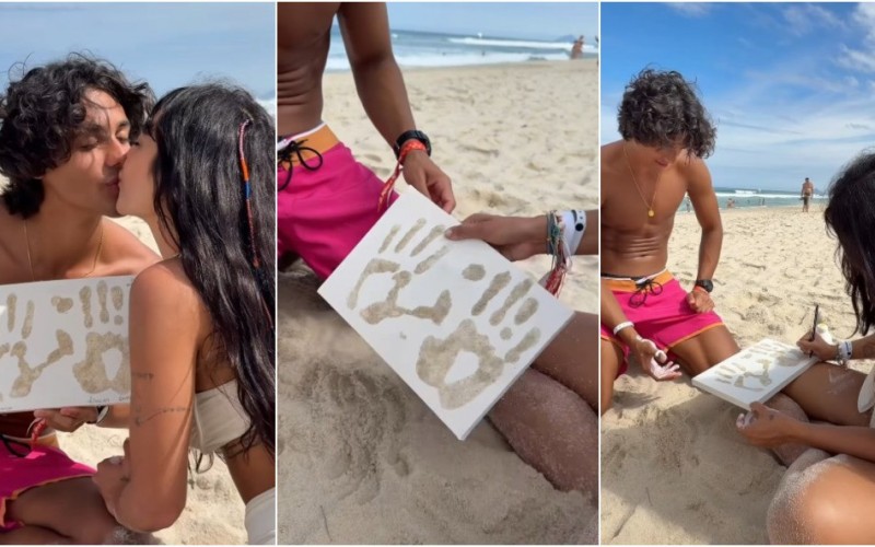 Vanessa Lopes e Lucas Mamede