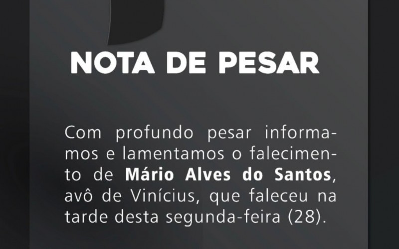 Vinícius, do BBB 25, lamenta a morte do avô: