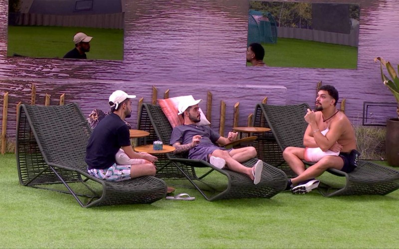 Vinícius fala sobre Vilma com João Pedro e João Gabriel: