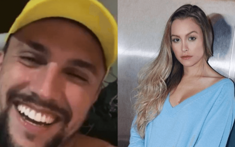 Climão! Em live, ex-BBB Arthur Picoli fica sem graça com aparição surpresa de Carla Diaz: "Ficou nervoso"