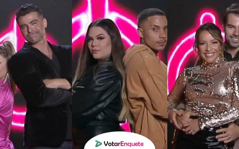 Enquete Power Couple Brasil 5: Li Martins e JP, Mari e Matheus e Renata e Leandro estão na décima DR; vote em qual casal você quer ELIMINAR do programa
