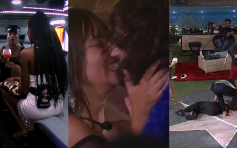 Festa tem desmaio de Pocah, beijo de Fiuk e discussão com Karol - BBB21