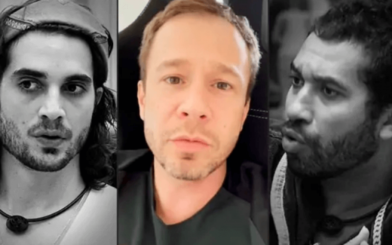 BBB 2021: Tiago Leifert acusa rede social de censurar beijo entre Fiuk e Gilberto