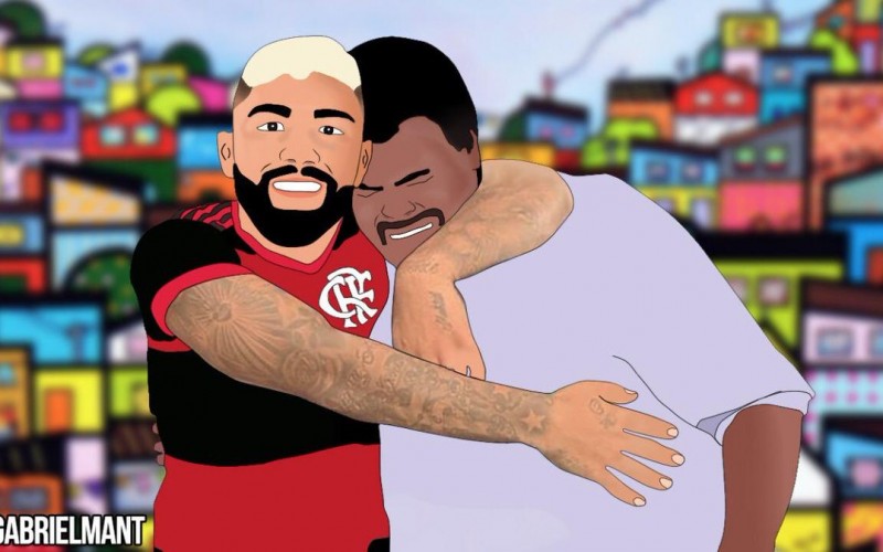 Gabigol declara torcida para Babu:
