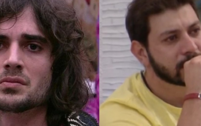 BBB21: Fiuk e Caio levam bronca do apresentador durante cerimônia da Prova do Anjo: "Não era a hora, né?"