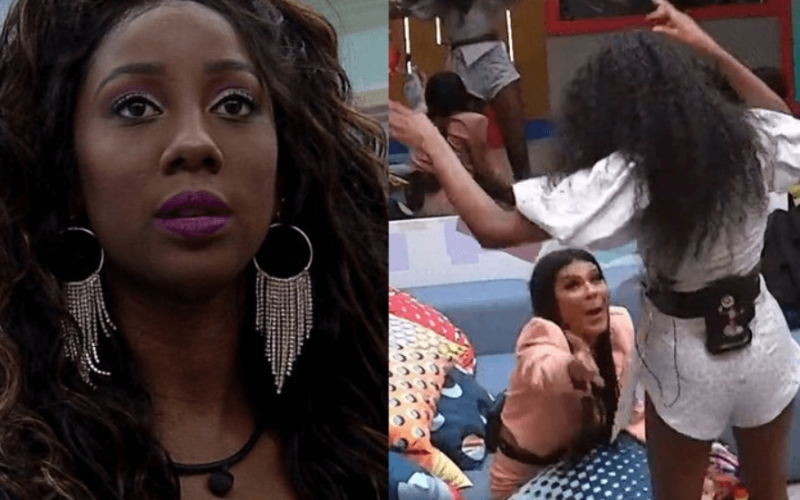 BBB21: Que perigo! Camilla quase sofre acidente com a mesa de vidro na sala