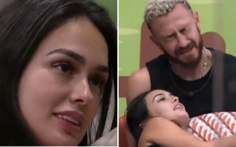 BBB23: Larissa atrapalha amasso ao dar cotovelada em intimidade de Fred: "Não faz ideia da dor"