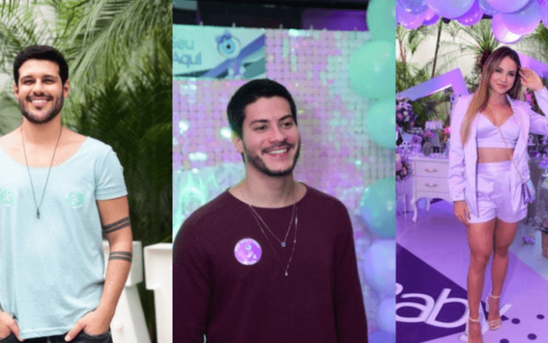 Ex-BBBs esbanjam alegria ao marcarem presença no Chá Revelação de Viih Tube e Eliezer