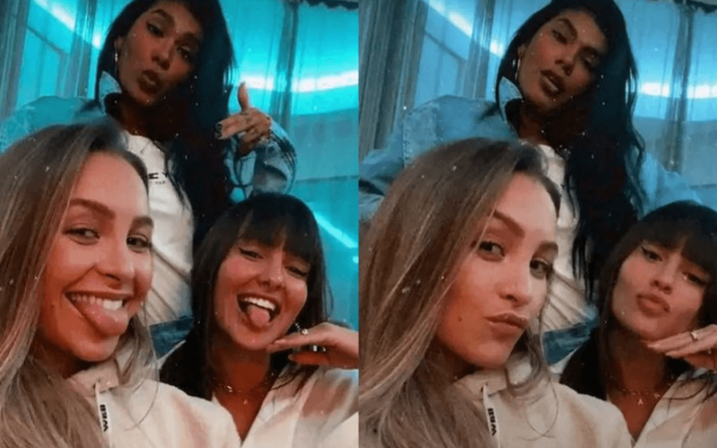 Ex-BBB’s Pocah, Carla Diaz e Thais se reencontram após BBB21: