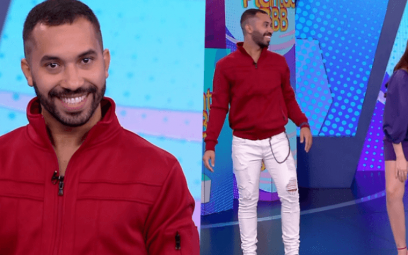 Gilberto invade o Plantão BBB, ‘rouba’ emprego de Ana Clara e dança Britney Spears ao vivo