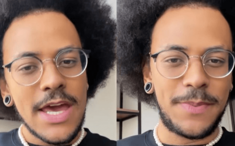João Luiz do BBB21 mostra indignação com a falta de filtros para pele negra em rede social: “Fiquei laranja”