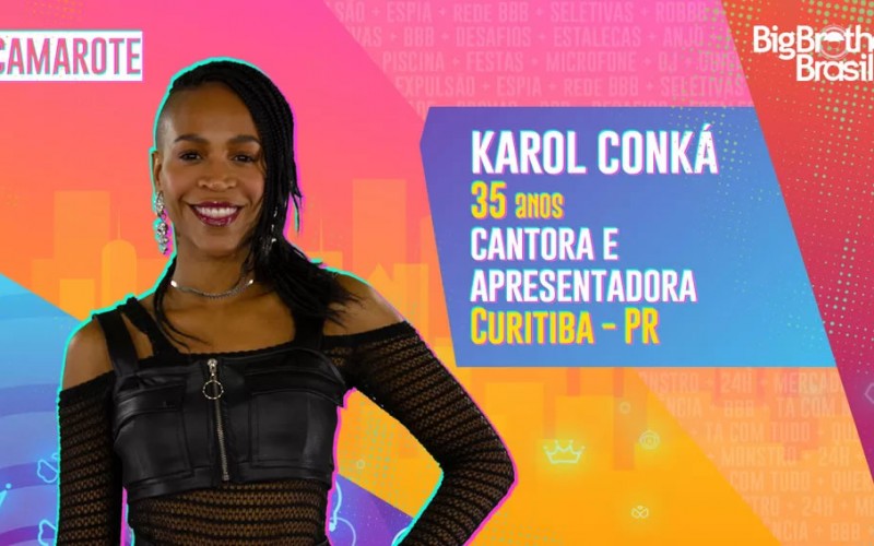 Karol Conká é participante do BBB21; conheça!