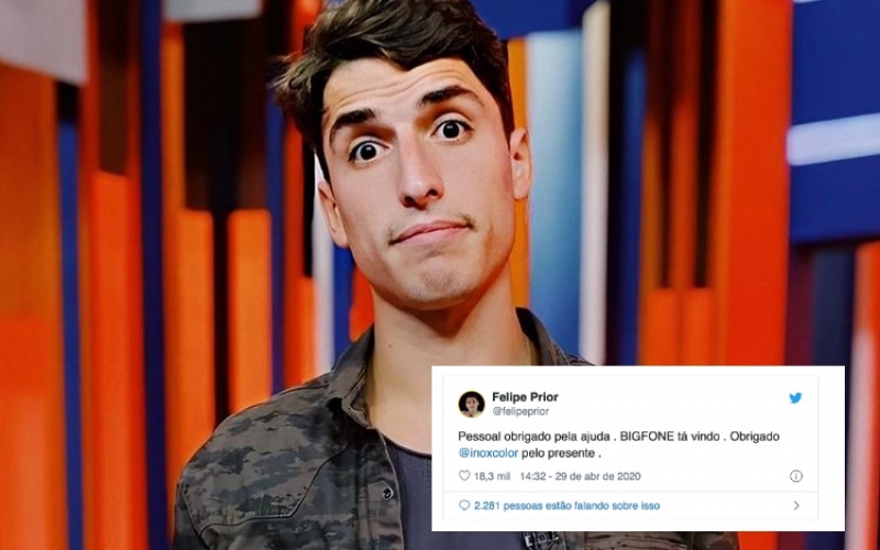 Saudades BBB - Felipe Prior faz pedido inesperado a Boninho