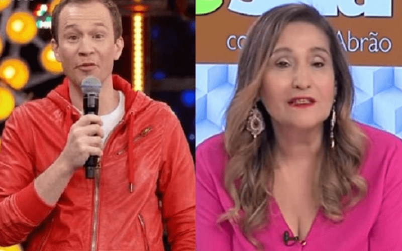 Sônia Abrão responde alfinetada de Tiago Leifert no Domingão do Faustão