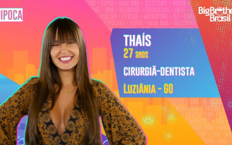 ThaÃs é participante do BBB21; conheça!